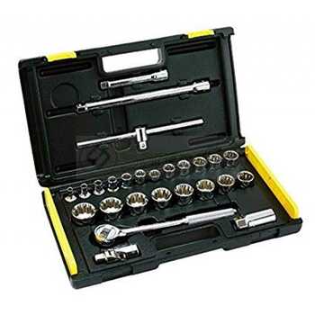 Stanley 27PC-1/2 SQ. DR 12PT SOCKET SET MET